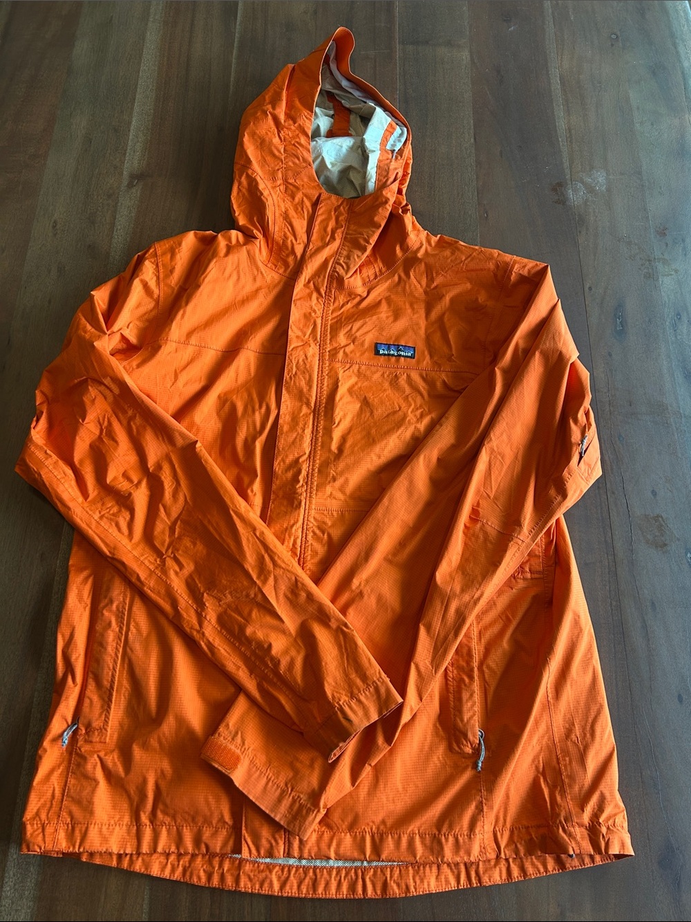 Patagonia Men’s Hooded Rain Jacket - Orange